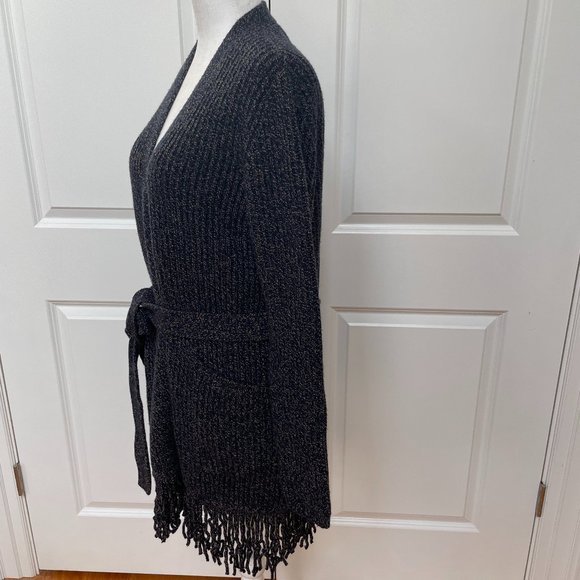 Cardigan With Fringes In Wool And Cashmere from MaxMara - Picture 8 of 12